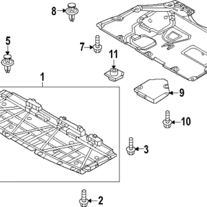 Cover Service Hole - Mazda (VA80-56-071)