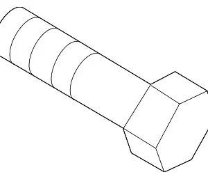 Roller Assembly Mount Bolt - Mazda (9YA0-2A-645)
