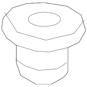 Door Weather-Strip Clip - Mazda (GBFN-72-763)