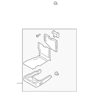 Armrest Assembly - Mazda (TD13-88-2B0-34)
