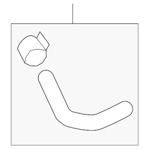 Power Steering Return Hose - Mazda (GS4H-32-681)