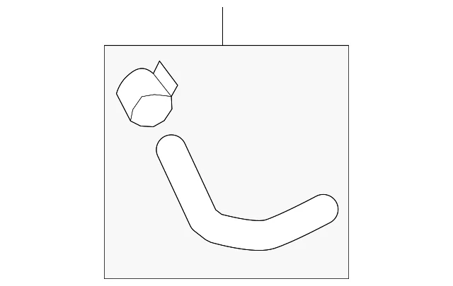 Power Steering Return Hose - Mazda (GS4H-32-681)