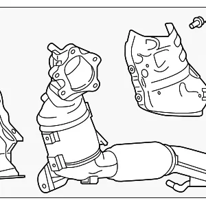 Catalytic Converter - Mazda (PYJK-20-50X)
