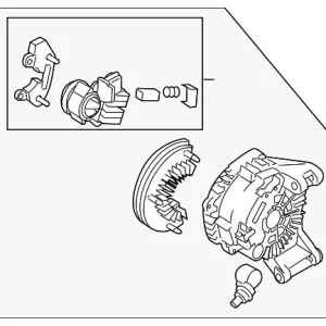 Rear Cover - Mazda (LFB6-18-W50)