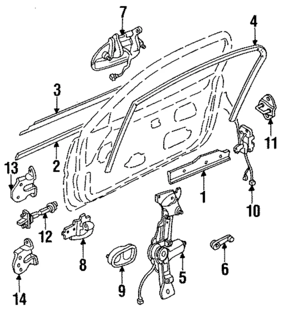 Lock - Mazda (EA17-59-310D)