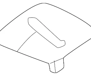 Seat Belt Guide - Mazda (TK48-88-427-18)