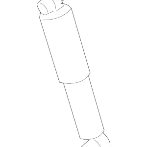 Suspension Shock Absorber - Mazda (GK2C-28-700D)