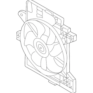 Fan & Motor - Mazda (YF09-15-026C)
