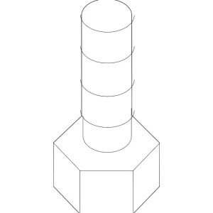Cross Bar Bolt - Mazda (9946-61-225)