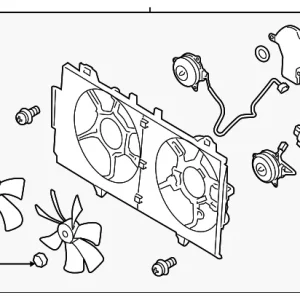 Fan Assembly - Mazda (CA38-15-025C)