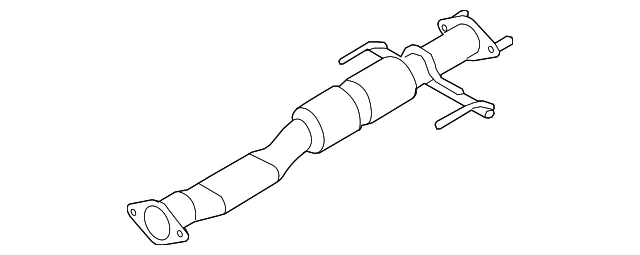 Intermediate Pipe - Mazda (CY01-40-550E)