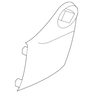 Seat Belt Cover - Mazda (DGH9-57-096-02)