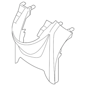 Center Bezel - Mazda (DR61-64-320B-02)
