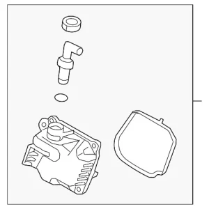 Oil/Air Separator - Mazda (PEDD-13-570)