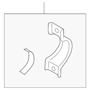 Mount Bracket Clamp - Mazda (F2A8-25-743)