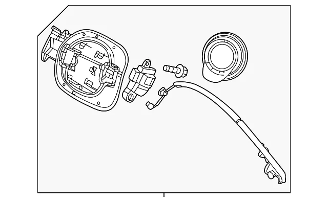 Fuel Pocket - Mazda (VC67-42-42XD)
