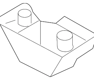 Quarter Pillar Trim Fastener - Mazda (D10E-68-AD2A)