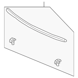 Rear Weather-Strip - Mazda (B30D-56-760)