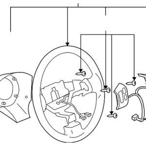 Steering Wheel - Mazda (GP9A-32-980B-02)