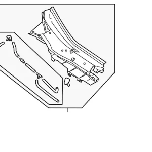 Cowl Grille - Mazda (KB7W-50-7R0C)