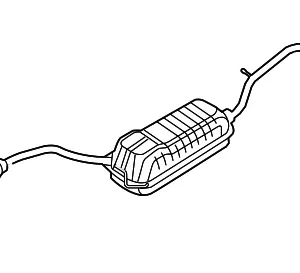 Catalytic Converter - Mazda (L354-20-55XH)