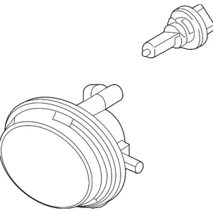 Fog Lamp Assembly - Mazda (TK21-51-680A)