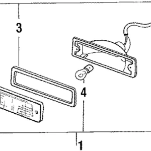 Park Lamp Assembly - Mazda (BF67-51-060)