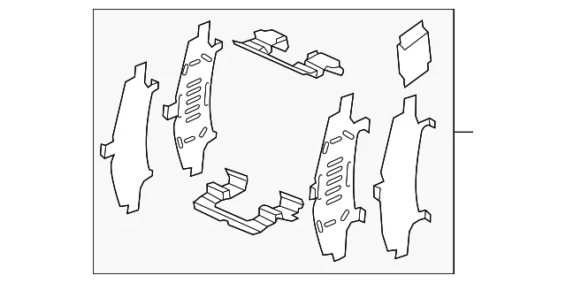 Hardware Kit - Mazda (K1YW-33-29ZA)