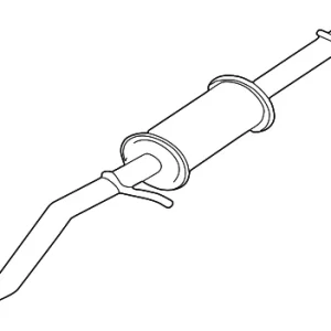 Resonator W/Pipe - Mazda (AJ05-40-3A0C)