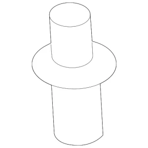 Drain Hose Grommet - Mazda (BBM4-56-265A)