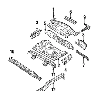 Corner Panel - Mazda (B455-70-405)