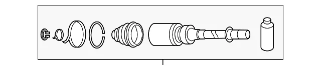 Inner Joint Assembly - Mazda (FTB2-22-520)