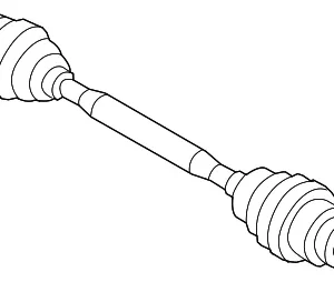 Axle Assembly - Mazda (RTC3-25-50XA)