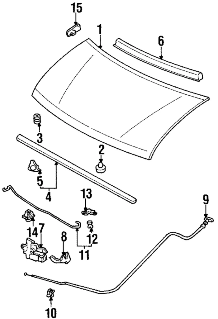 Release Cable - Mazda (LB82-56-720A)