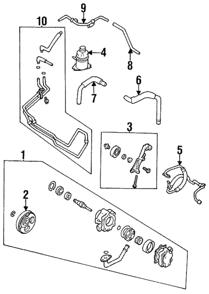 Pressure Hose - Mazda (GA2G-32-420A)