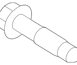 Lock Shaft - Mazda (C243-88-292)