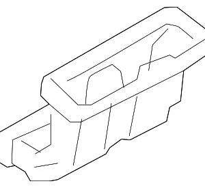 Rear Panel Duct - Mazda (GHR1-61-8A3)