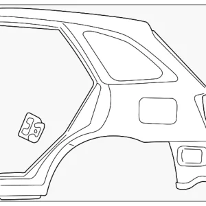 Quarter Panel - Mazda (B2YL-70-410)