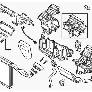 HVAC Unit Case Assembly - Mazda (KSC3-61-130)