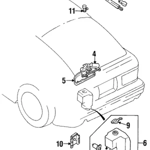 Wiper Motor - Mazda (FB02-67-450A)