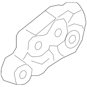 Support Bracket - Mazda (BDGF-39-010)