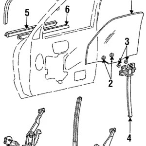 Glass - Mazda (ZZM0-58-500)