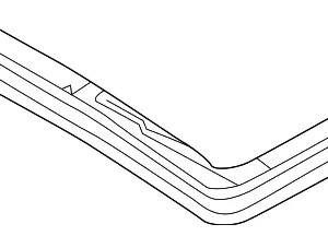 Weatherstrip - Mazda (T002-69-825E)