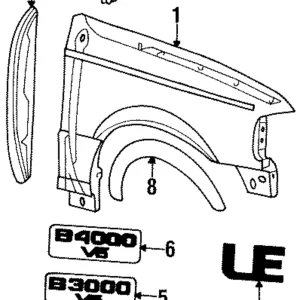 Fender - Mazda (ZZM1-52-210)