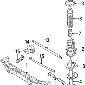 Trailing Link - Mazda (KA31-28-200)