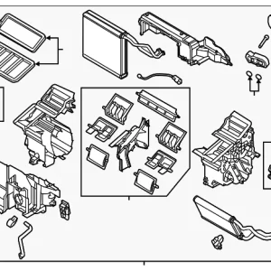 AC & Heater Assembly - Mazda (BHS2-61-130D)