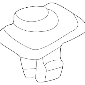 Rocker Molding Clip - Mazda (G00G-51-PR6A)