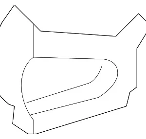 Cowl Grille Panel Brace - Mazda (GK2A-71-065)