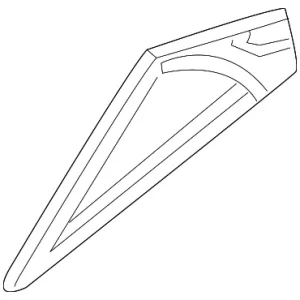 Glass Weather-Strip - Mazda (BDMT-72-651G)