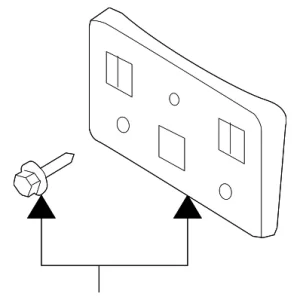 License Bracket - Mazda (BAN6-50-170A)